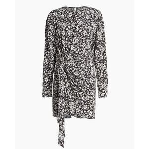 Étoile Isabel Marant Dulce Knotted Mini Floral Dress Size EU 36 US 4 Small